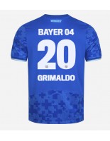 Moške Nogometnih dresov Bayer Leverkusen Alejandro Grimaldo #20 Tretji 2025-26 Kratki rokavi Moške Nogometnih dresov Bayer Leverkusen Alejandro Grimaldo #20 Tretji 2025-26 Kratki rokavi